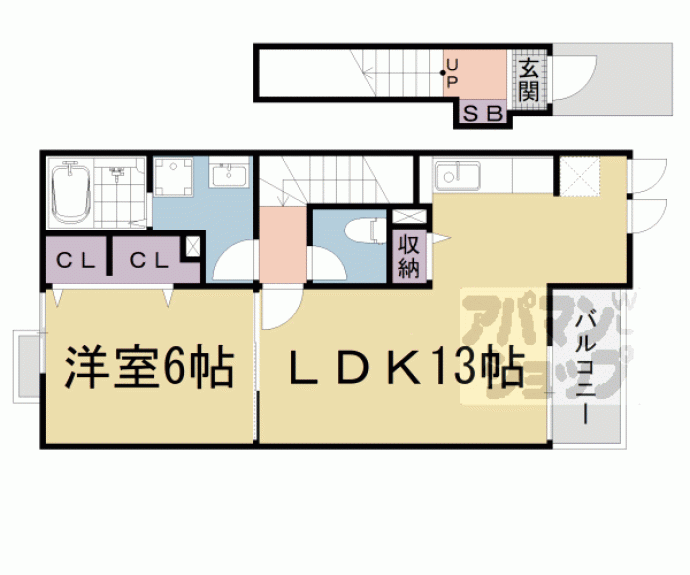 【カーサＭＡＴ】間取