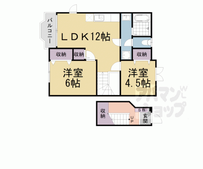 【カーサ　ヒラソール】間取