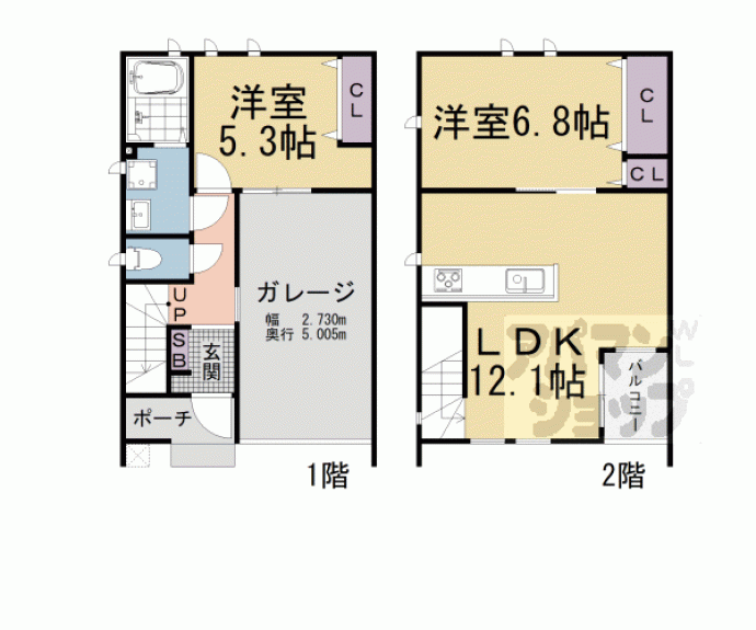 【Ｆｌａｔｓ瀬田】間取