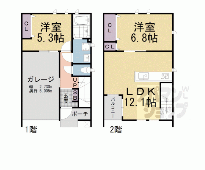 【Ｆｌａｔｓ瀬田】間取