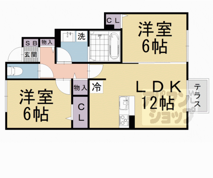 【モナリエⅡ】間取