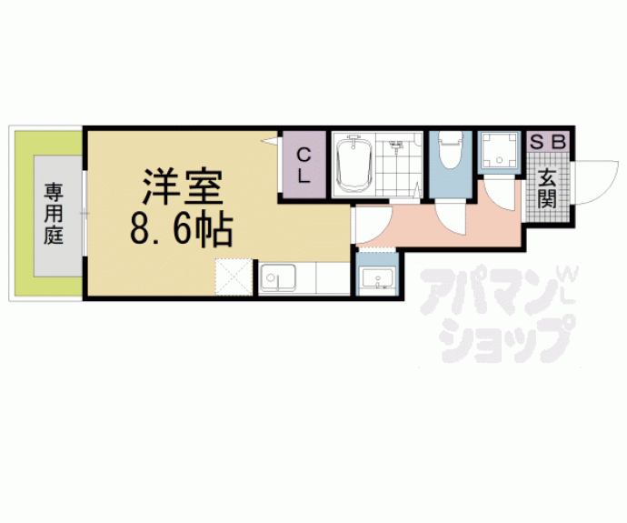 【ハイツ喜望峰】間取