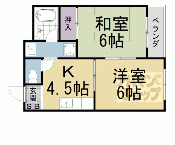 【ヴェルデ比叡山】間取