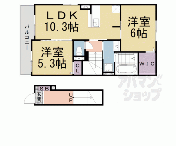 【ザ・コンフォートⅢ】間取