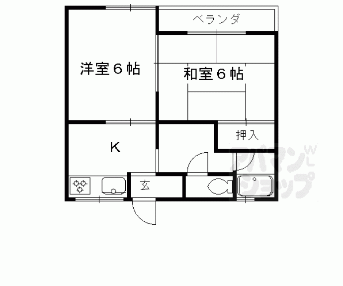 【もえぎ荘】間取