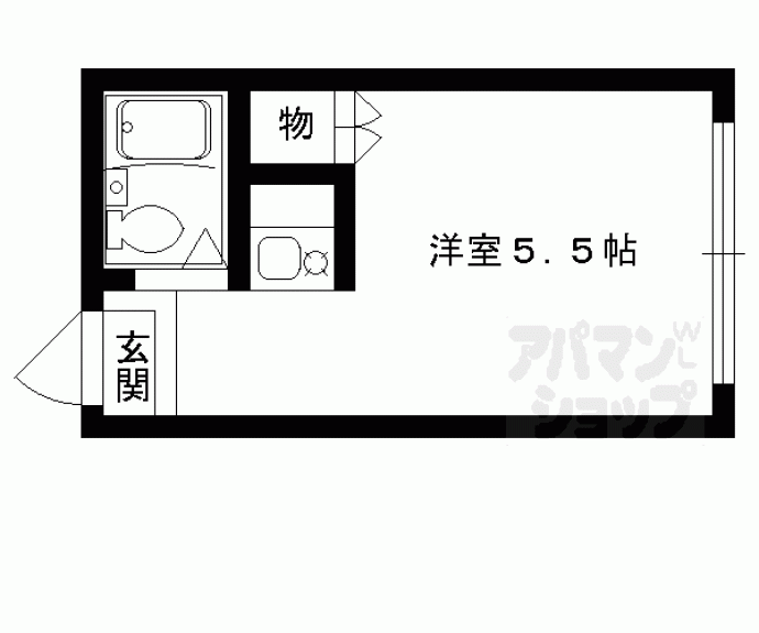 【コーポ紫明】間取