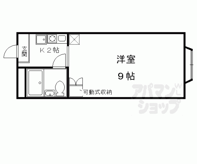 【ヴィラ紫野】間取