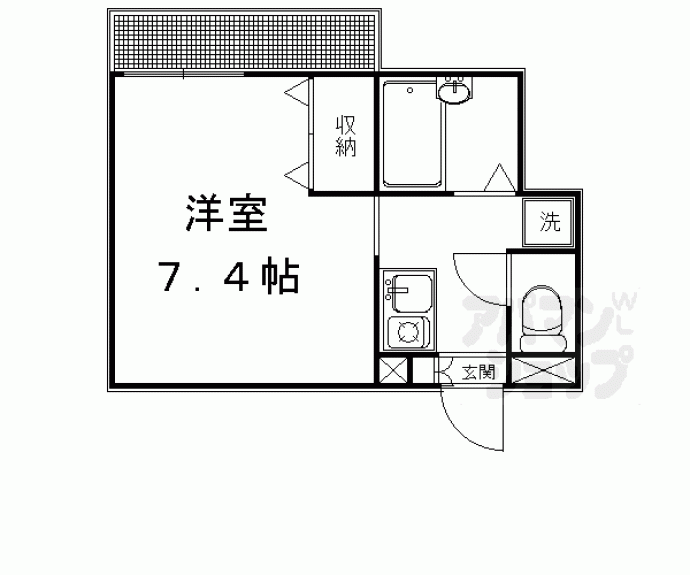 【セードル北山】間取