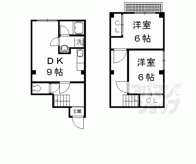 【ハイツバルコ】間取