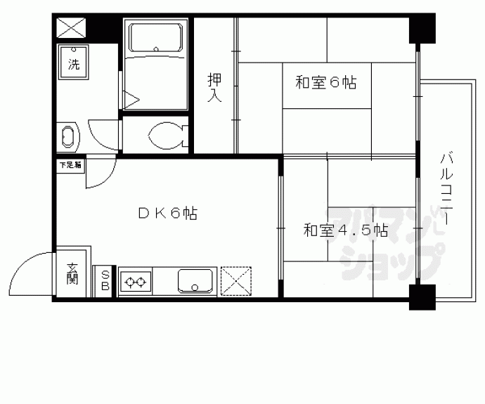 【マンション上治】間取