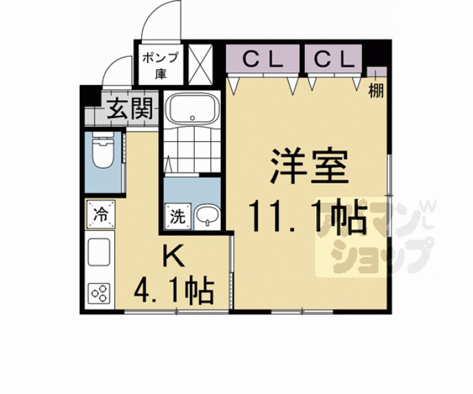 【カサデノルテ山口】間取