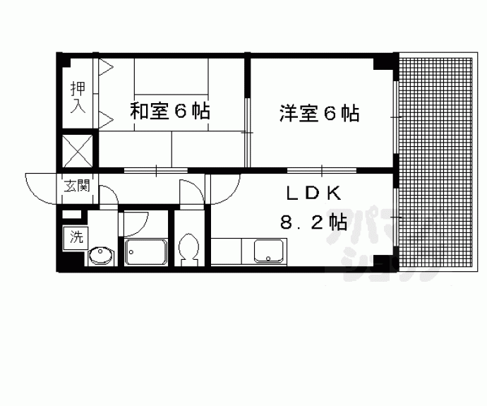 【プリュジュール北山】間取