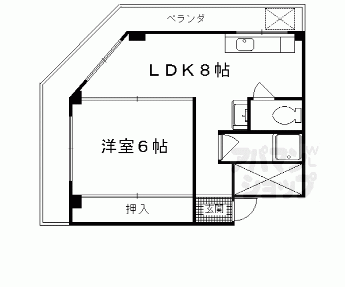 【長谷川ビル】間取