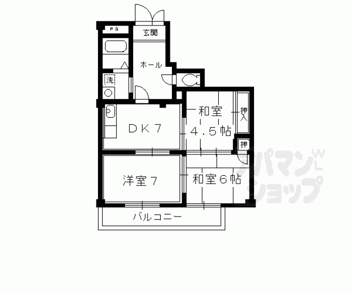 【第２メゾン・ナカジマ】間取