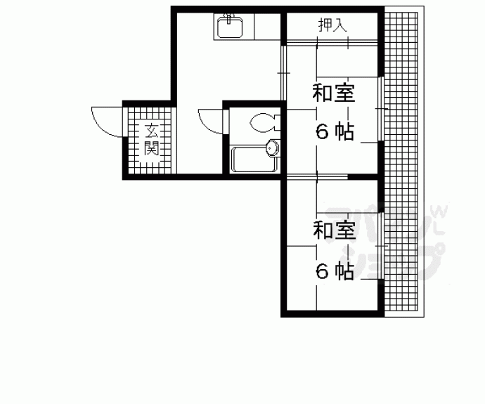 【コーポ早河】間取