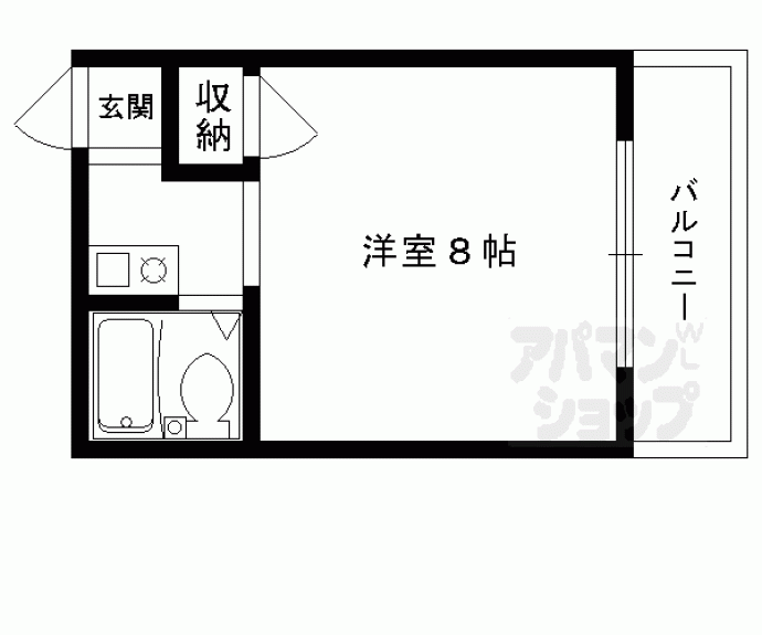 【アベニュー上賀茂】間取