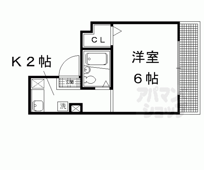 【ノースカナル紫明】間取