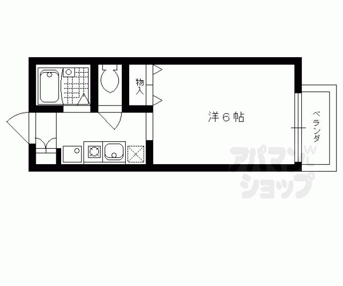 【セジュール深泥池】間取