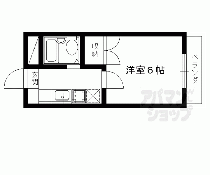 【ラ・シャンブル】間取