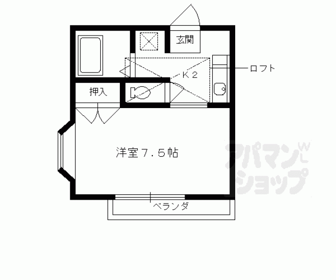 【レイクヴィラ北山】間取