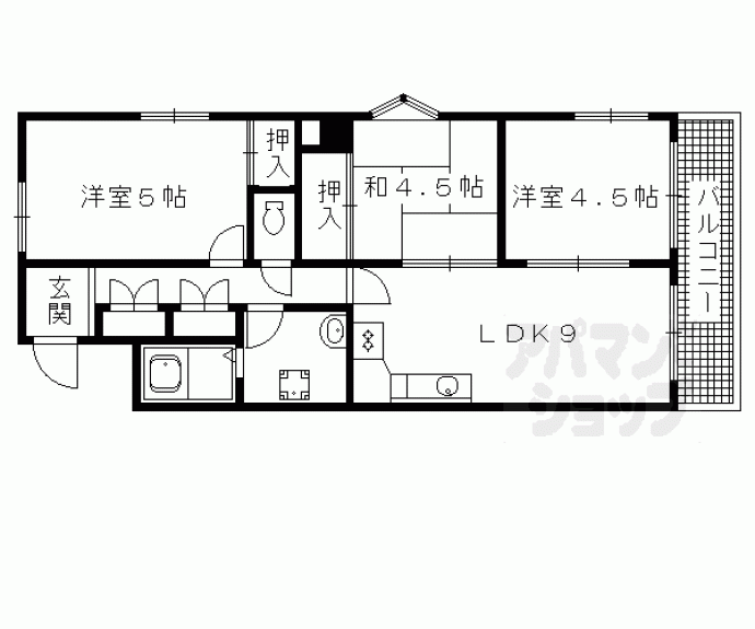 【ノースクレスト】間取