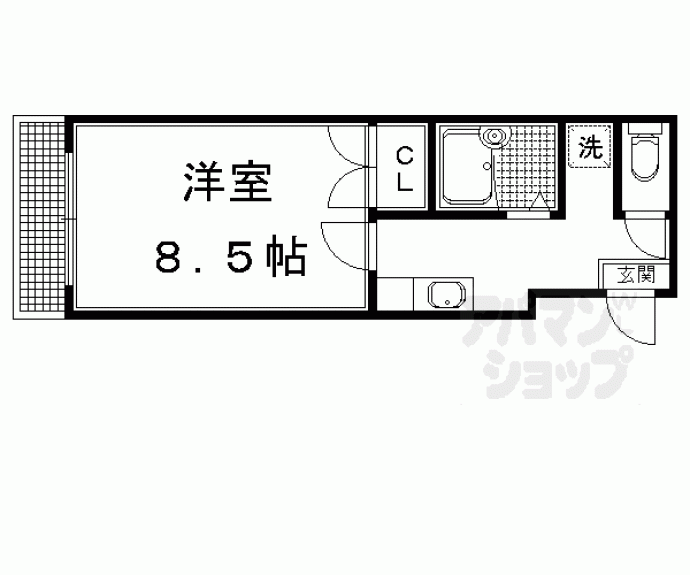 【メゾン比果】間取