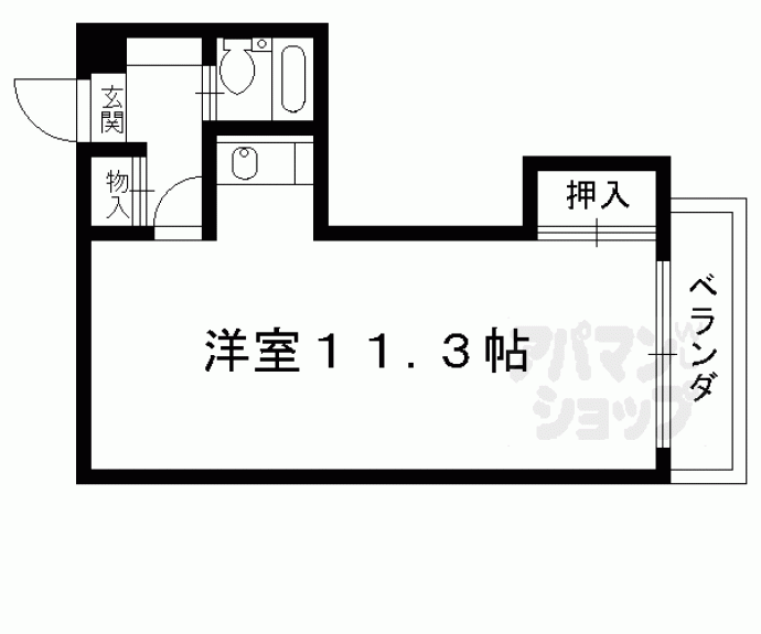 【上賀茂葵之森町マンション】間取