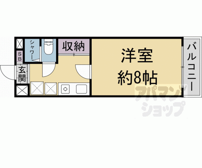 【グリーンパレス衣笠】間取