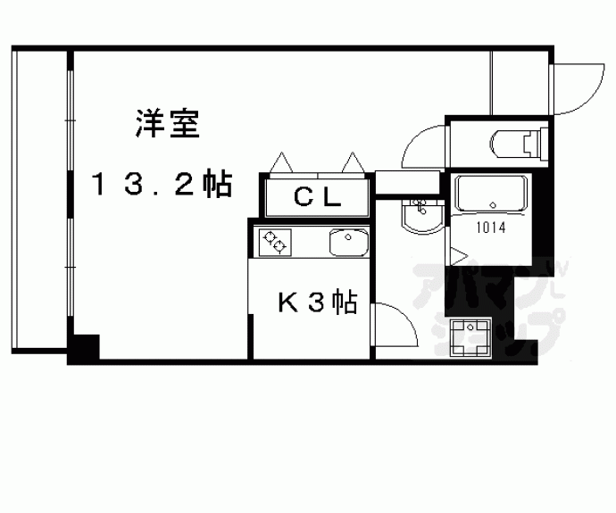 【ＣＬＡＳＫＡ衣笠】間取