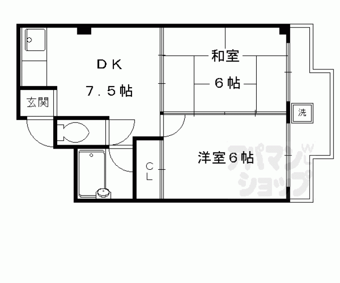 【アクアエルフ上賀茂】間取