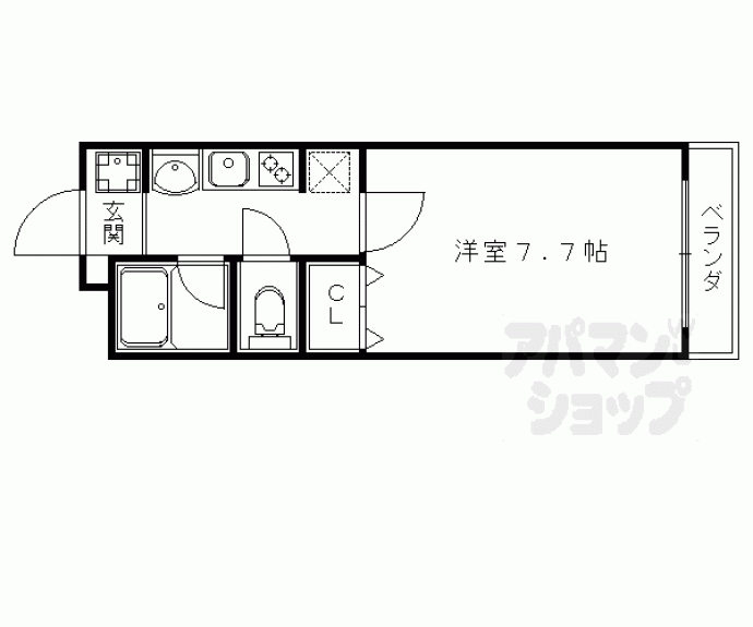 【Ｒｅｑｕｉｅ紫竹】間取