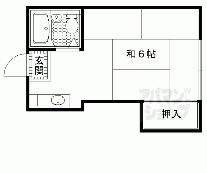 【シティハイツ鞍馬口】間取