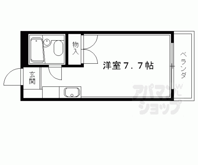 【リージェント紫竹】間取