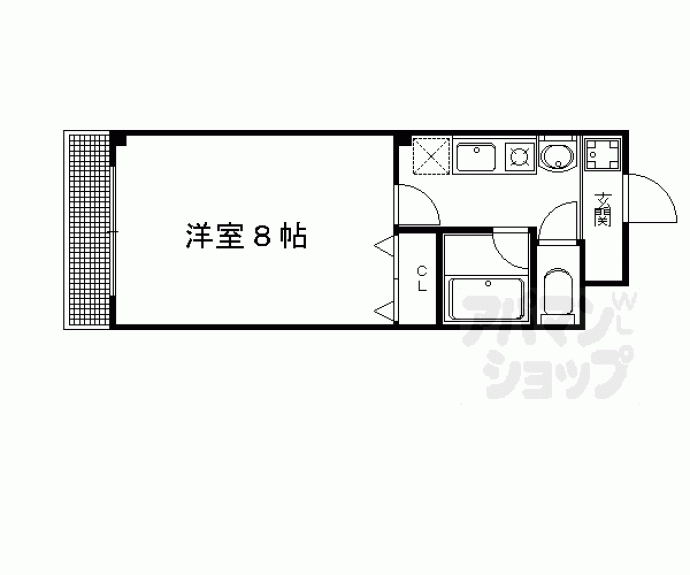 【ウィスタリア鞍馬口】間取