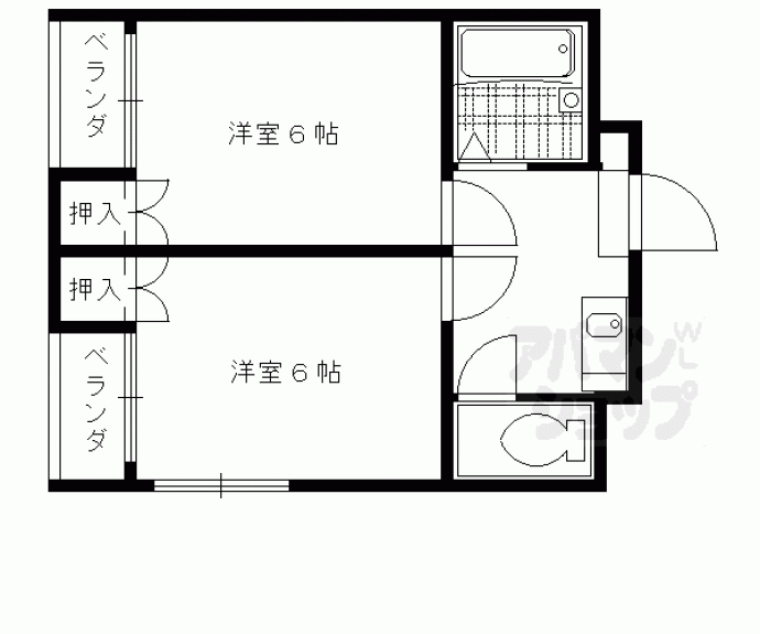 【Ｓｔａｂｌｅ西賀茂Ⅱ】間取