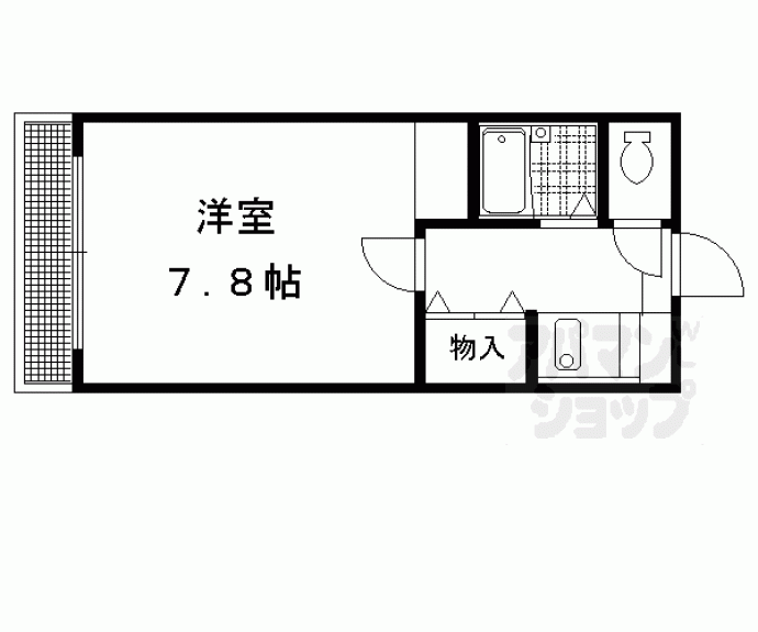 【木全マンション】間取