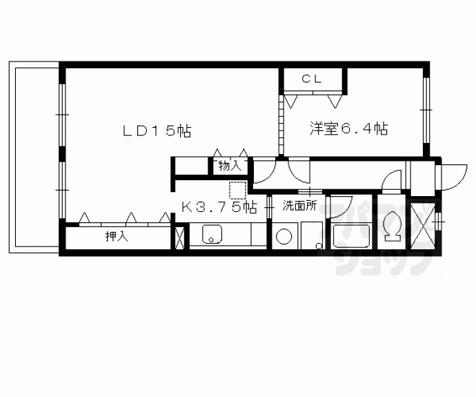 【メルベーユ３４６】間取