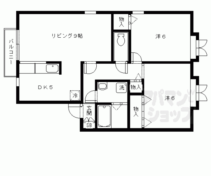 【ジェンティール北山】間取