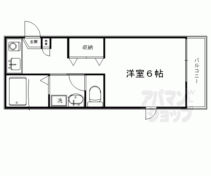 【北山グランブルーハイツ】間取