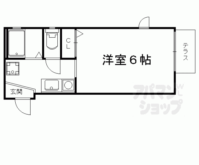 【北山グランブルーハイツ】間取