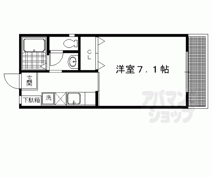 【ヴュー賀茂川】間取