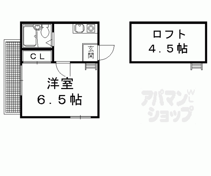 【パヴィオンドラレーヌ】間取