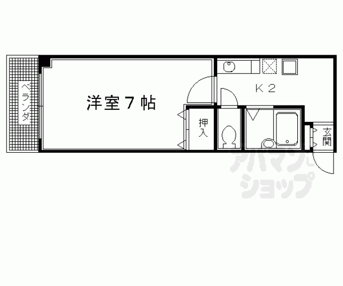 【ロイヤルコート西賀茂】間取