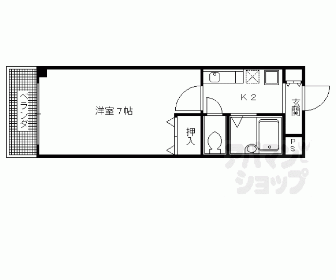 【ロイヤルコート西賀茂】間取