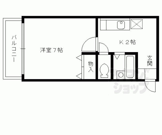 【ロイヤルコート西賀茂】間取