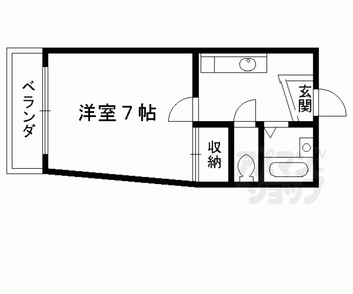 【紫竹大門町マンション】間取