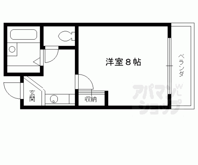 【紫竹大門町マンション】間取