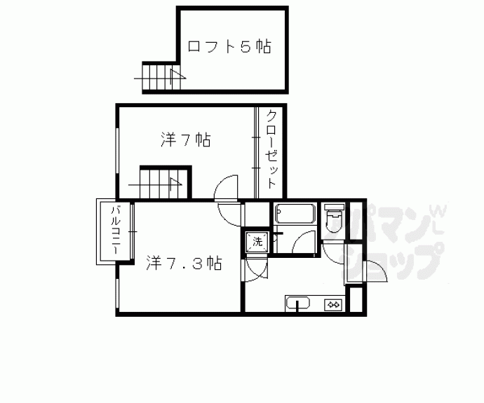 【エレガンスコート北山】間取