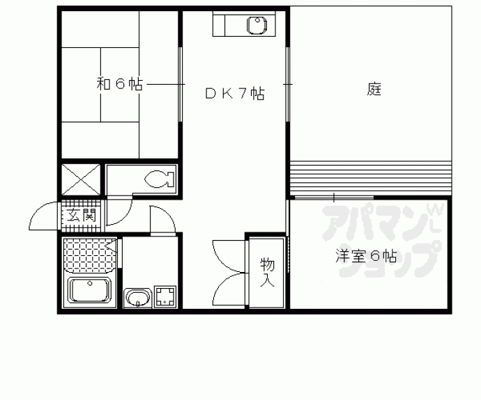 【フレーヴァー北山】間取