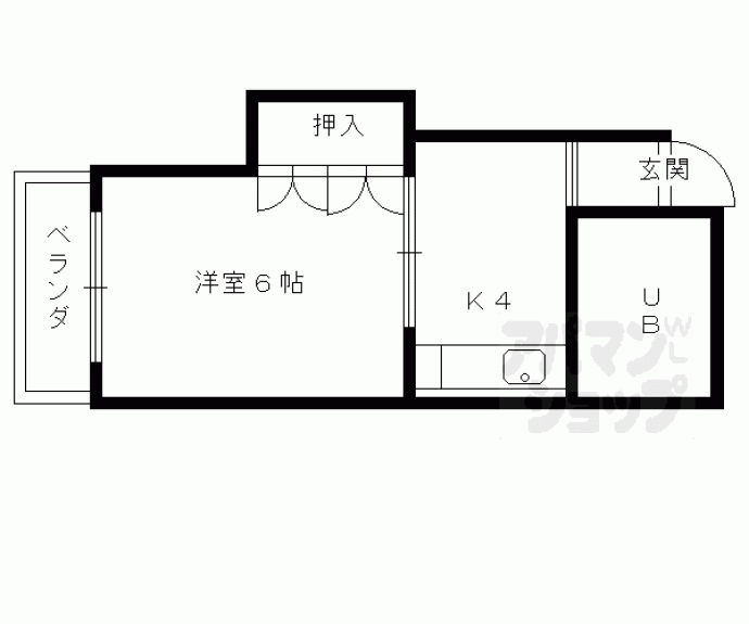 【カマラードふじ】間取